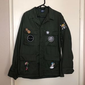 Propper tactical jacket with anime/cartoon patches